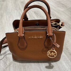 Michael Kors Tan Leather Satchel